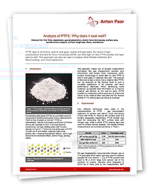 Analysis of PTFE: Why Does It Seal Well?
