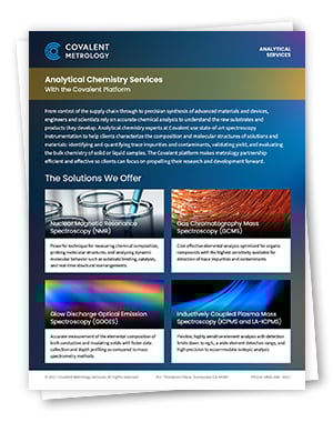 Analytical Chemistry Services