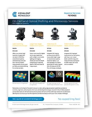 Covalent Keyence Instrument Overview