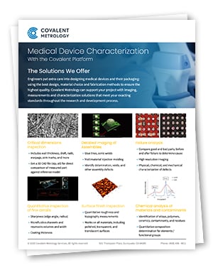 Medical Device Characterization With the Covalent Platform