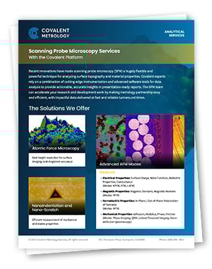 Scanning Probe Microscopy Services