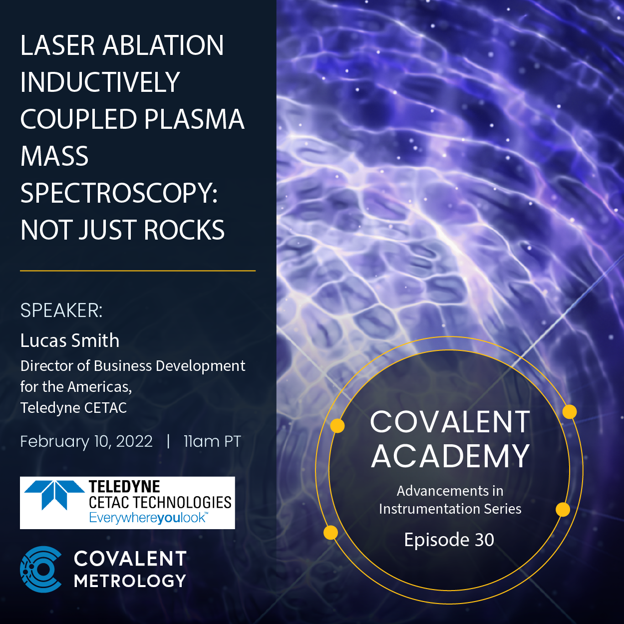 Laser Ablation Inductively Coupled Plasma Mass Spectroscopy: Not Just Rocks