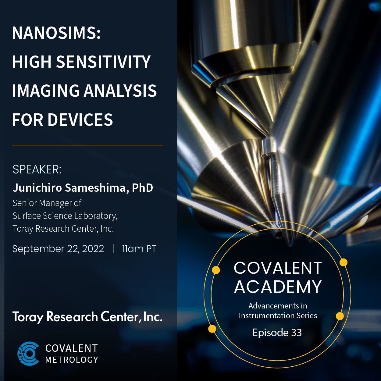 NanoSIMS: High Sensitivity Imaging Analysis for Devices