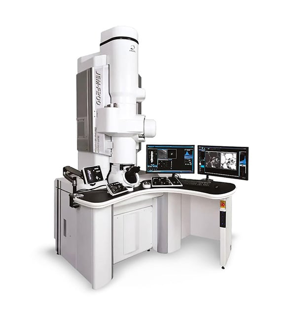 JEOL JEM-F200 multi-purpose electron microscope with cold-field emission gun for ultra-high spatial resolution and advanced EELS spectroscopy