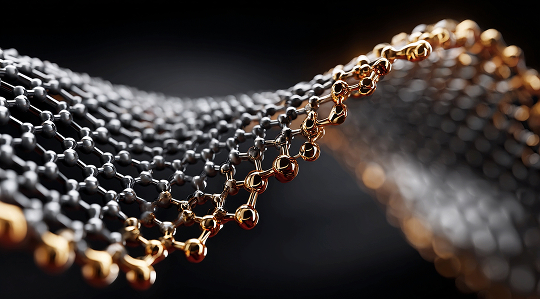 Performance optimization – close‑up of advanced material lattice or nanostructure illustrating optimized strength, flexibility, and durability for critical applications